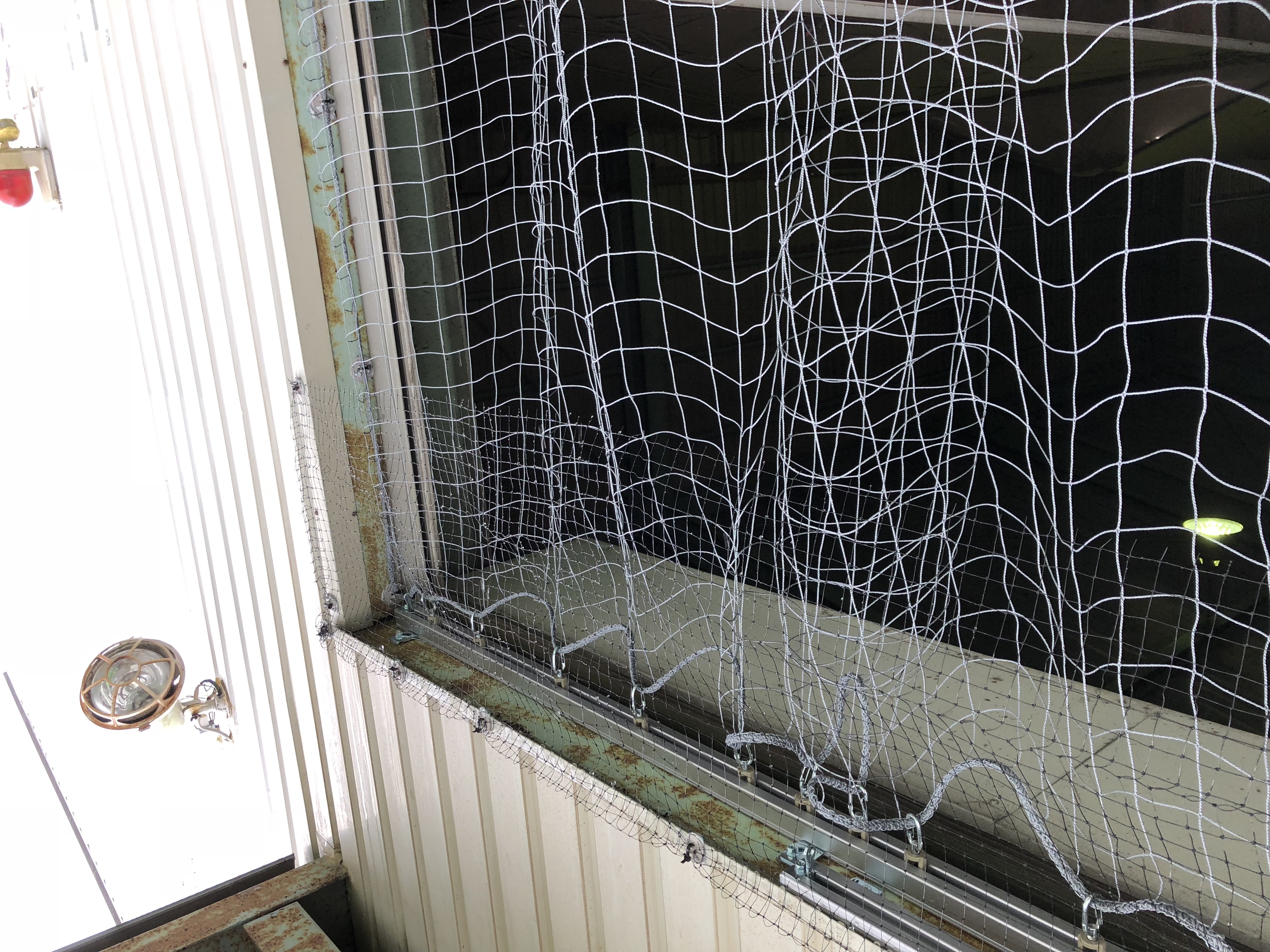 【倉庫 】ネットカーテン施工 （八街市）