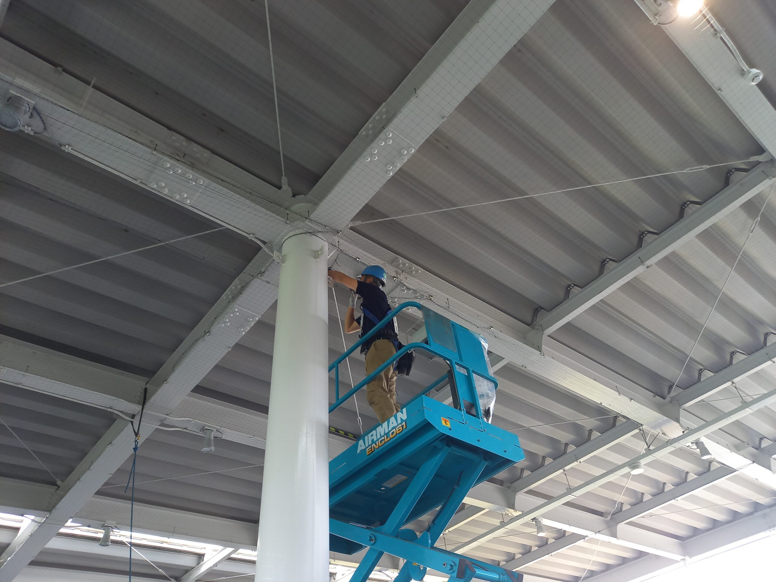 京都市下京区　公共施設屋根下　ピーコンネット５０取付施工