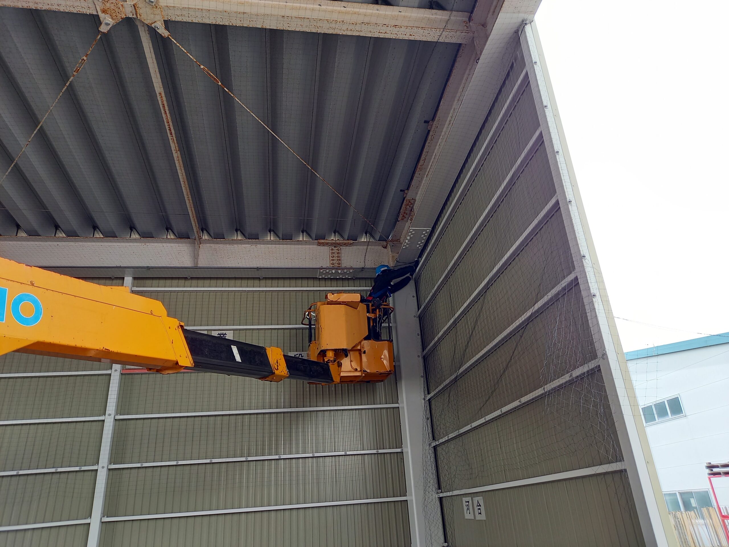 滋賀県近江八幡市　工場製品出荷場　ピーコンネット５０取付施工